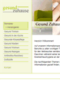 Mobile Screenshot of gesundzuhause.de